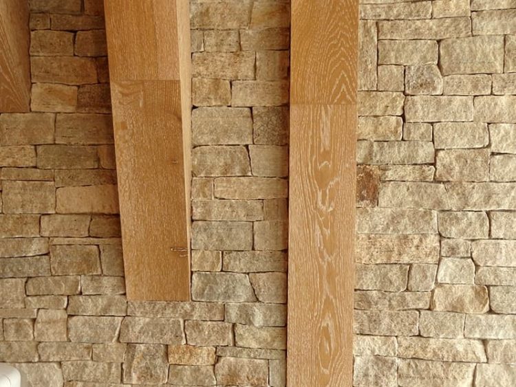 stone veneer tan