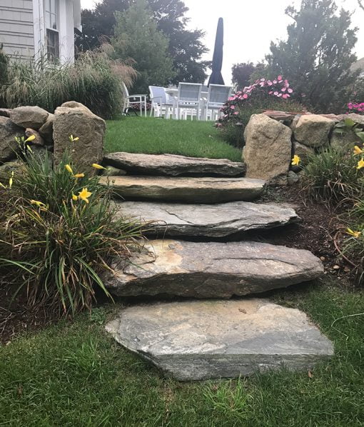 Natural Stone Steps PA Fieldstone Cape Cod, South Shore, MA