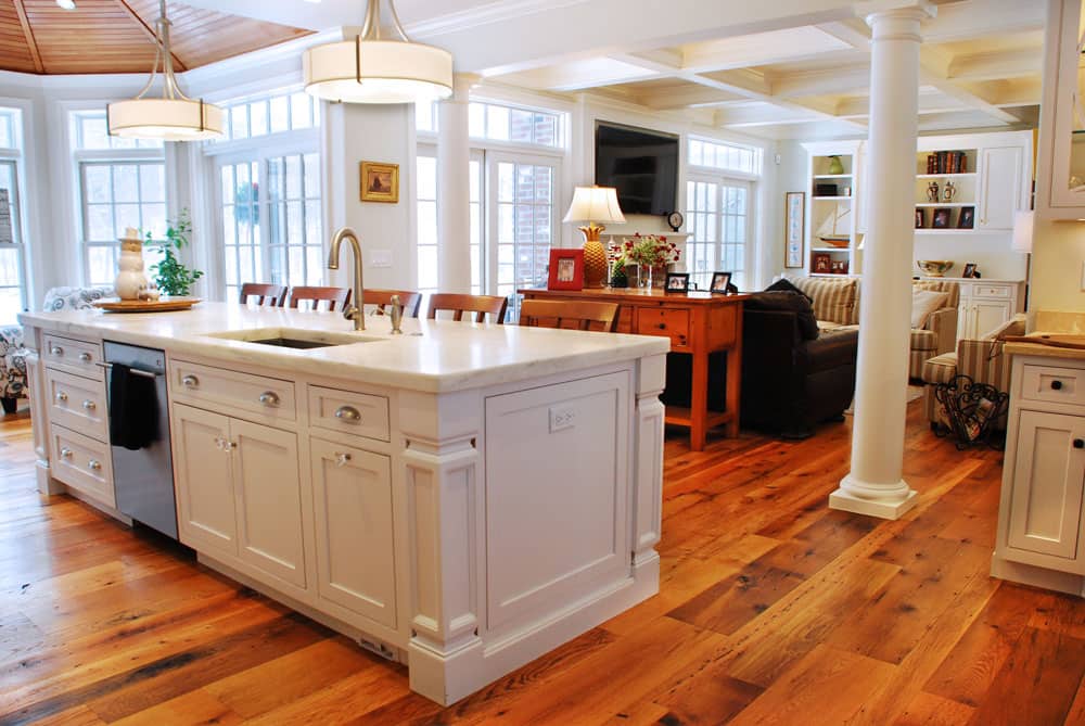 reclaimed oak kitchen dennis ma