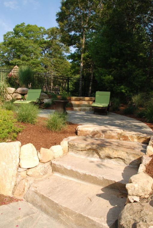 tan stone steps osterville