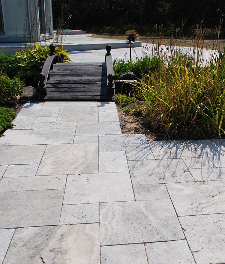 Silver Travertine Pavers Cape Cod MA NH NY NJ