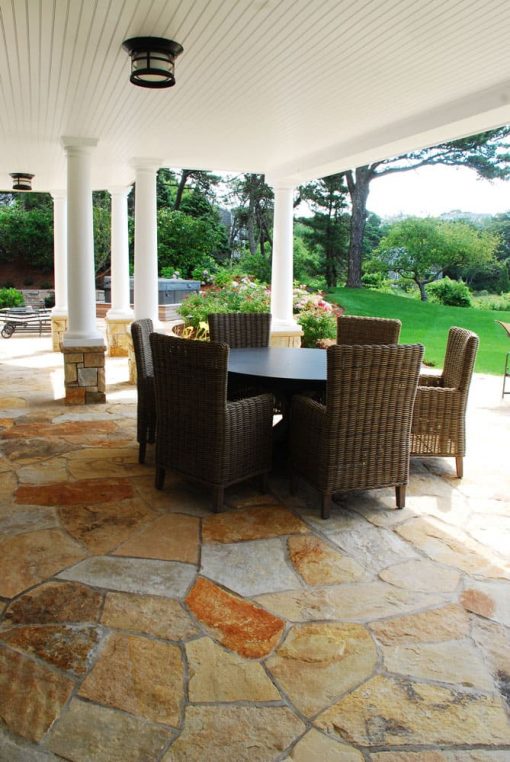 Irregular Flagging Patios, Pools Cape Cod, Harwich, Dennis MA