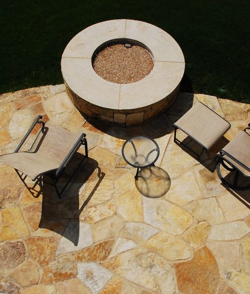 south bay irregular flagging patio