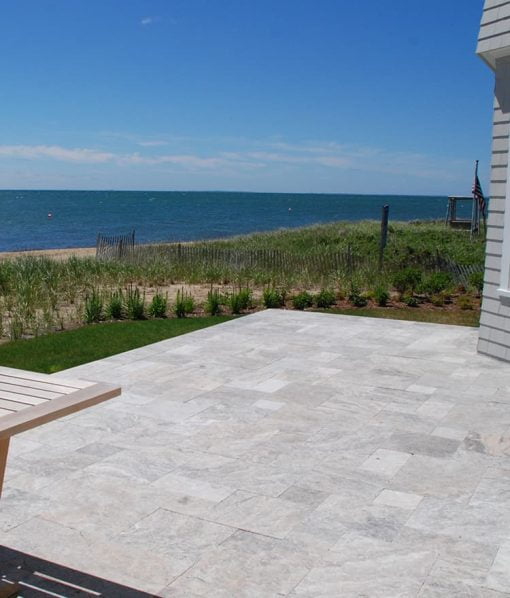 Alternative view of Sterling Travertine Pavers