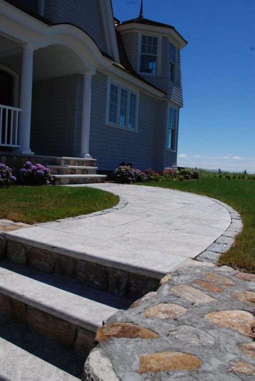 sterling travertine walkway