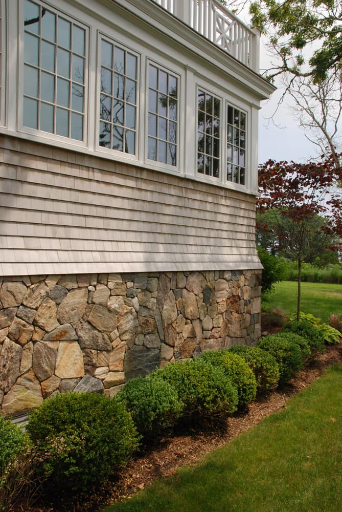 stone veneer foundation