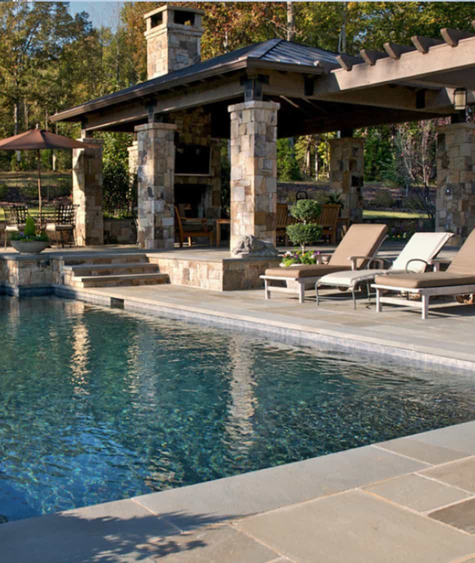 Thermal Bluestone Pavers Pennsylvania Landscape Cape Cod Ny Ct Bluestone Surrounding Pool