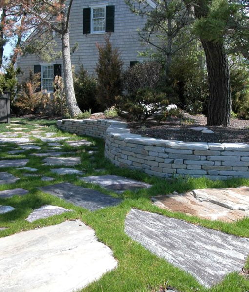 bluestone wall stone with a tumbled finish