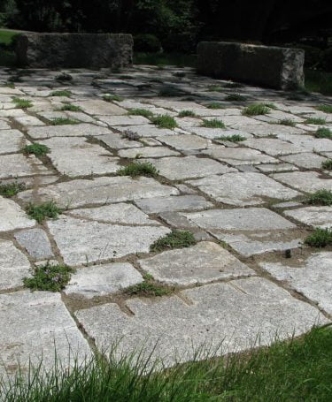 antique granite pavers patio