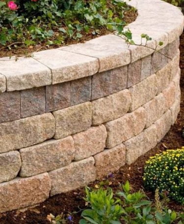 garden wallstone wall coping Cape Cod MA