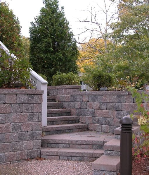 retaining wall rosewood blend