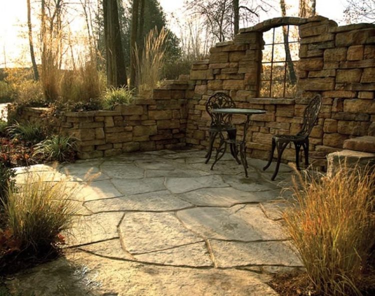 stone flagstone rosetta brown boston ma