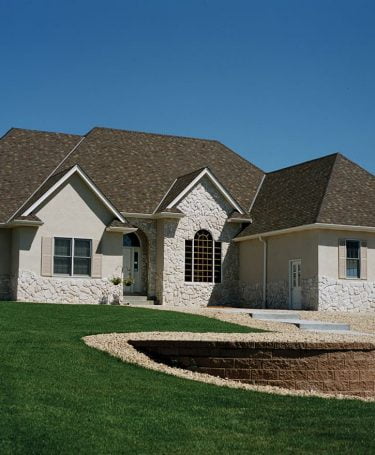 veneer cut fieldstone white sandstone