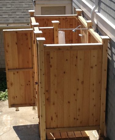 free standing complete shower kit Hyannis MA