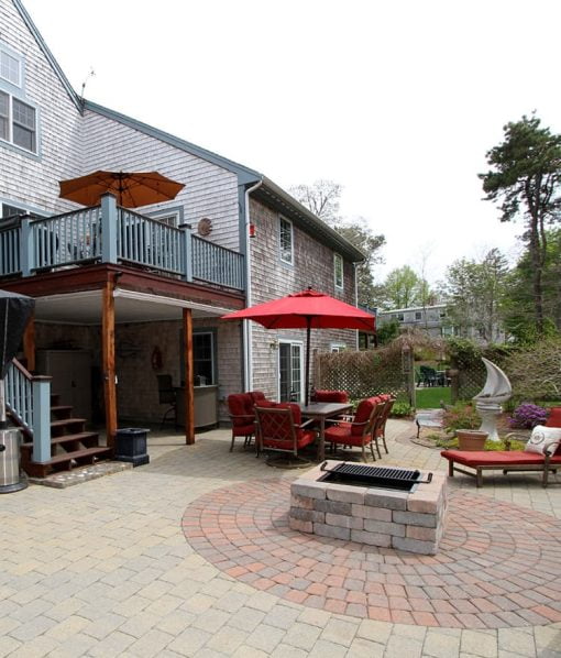 Square Fire Pit Kit Modular Stone Fire Pits Cape Cod, Islands