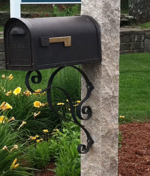 Antique Granite Mailbox Post Cape Cod MA CT