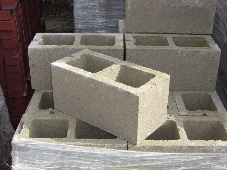 concrete cinder block
