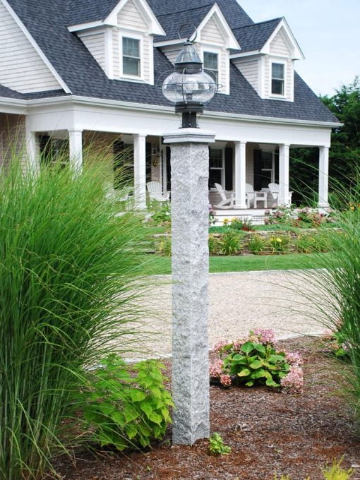 granite lamp post round lamp