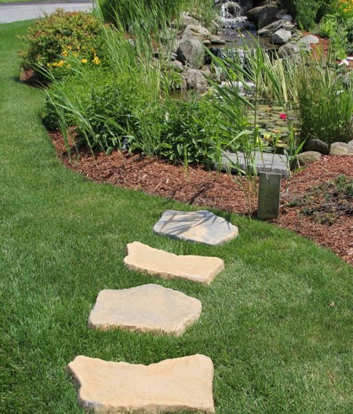 variegated tan stepping stone