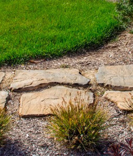 nantucket stepping stone paver walkway