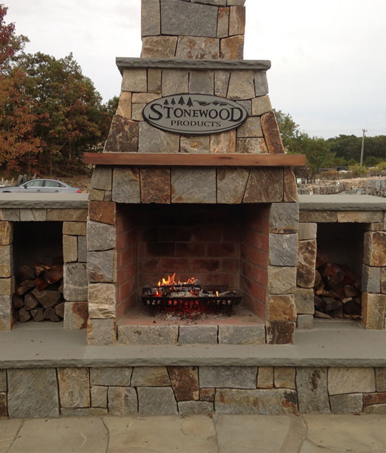 Outdoor Fireplaces - Stone Fireplace Kits | Cape Cod MA ...