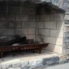 White Fire Brick in Fireplace