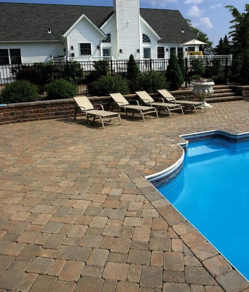 Stone Pavers Pool Cape Cod Sierra