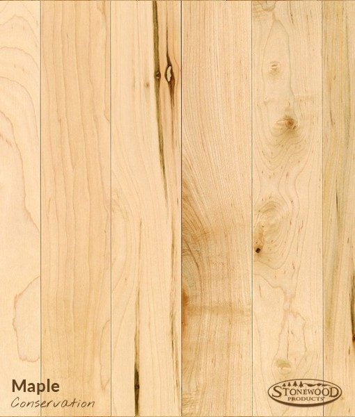 conservation maple w/ polyurethane finish