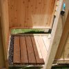 cedar shower floor