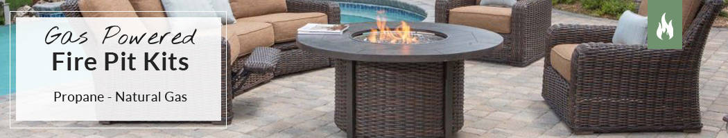 Gas Fire Pit Kits Propane Natural Gas Fire Pits Tables