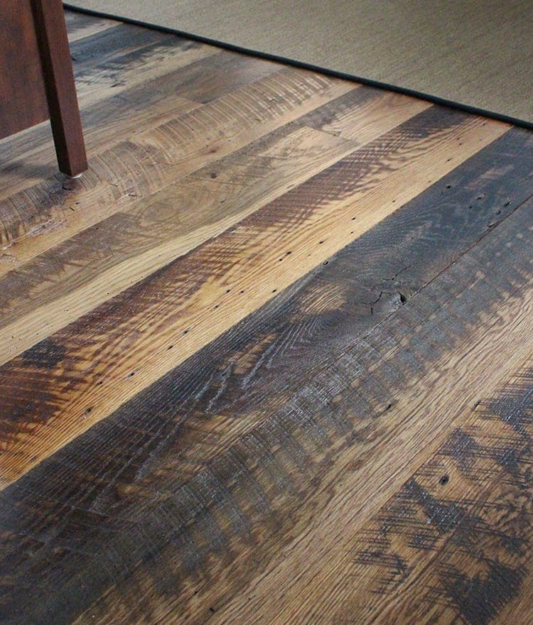 Heavy Sawn Oak Hardwood Flooring
