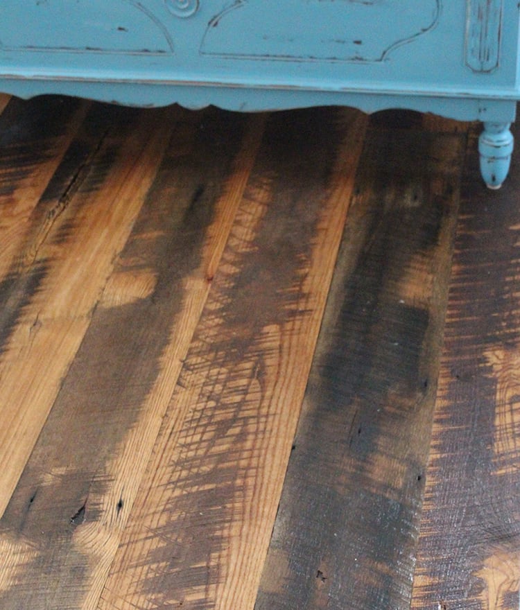 Heavy Sawn Oak Hardwood Flooring