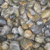 1-2 inch beach pebbles tiger stripe polished