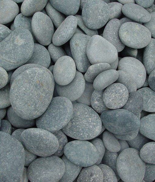 1-2 inch beach pebbles black