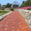 Boston city hall brick paver walkway at commercial property