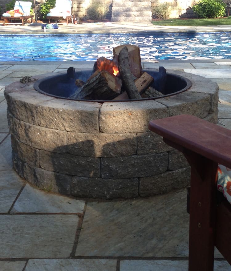 Wood Fire Pit Cape Cod MA