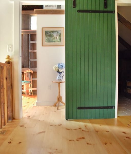 wide pine floors