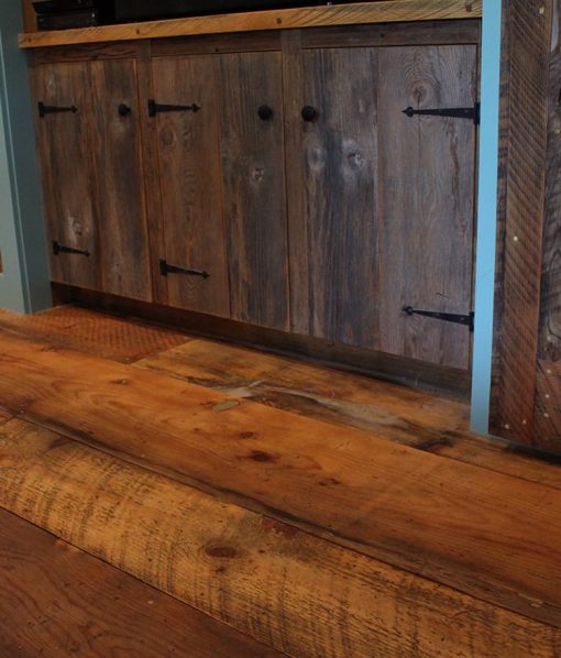 wide pine floors
