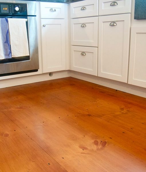 wide pine floors