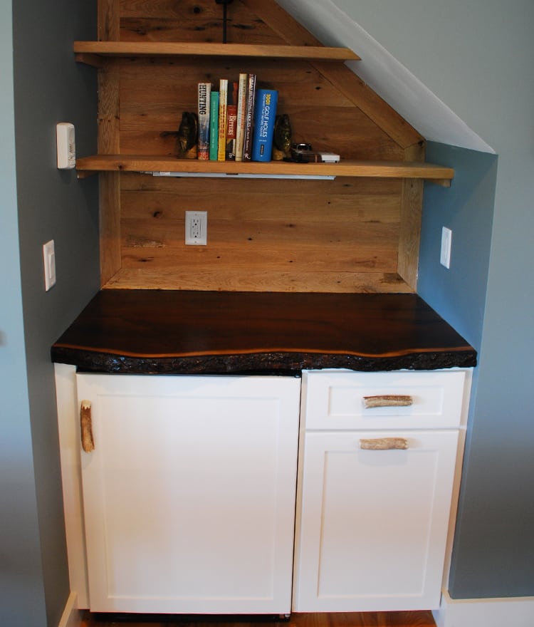 Live Edge Reclaimed Bar Top