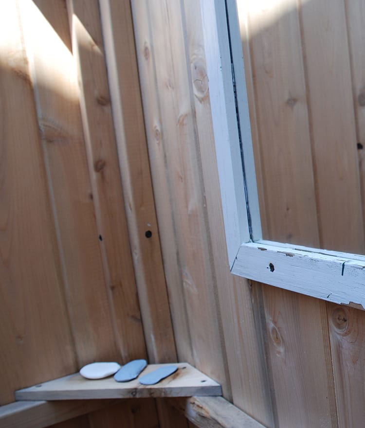 Deluxe Outdoor Cedar Shower Kit