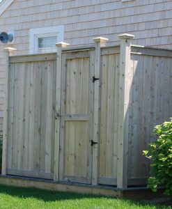 Deluxe Outdoor Cedar Shower Kit Yarmouth MA
