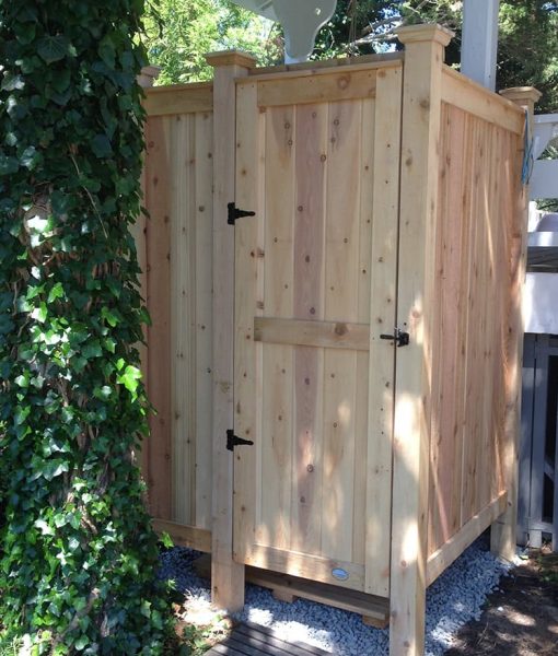 Standard Outdoor Cedar Shower Kit