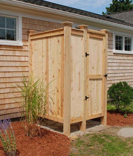 Standard Outdoor Cedar Shower Kit Cape Cod MA