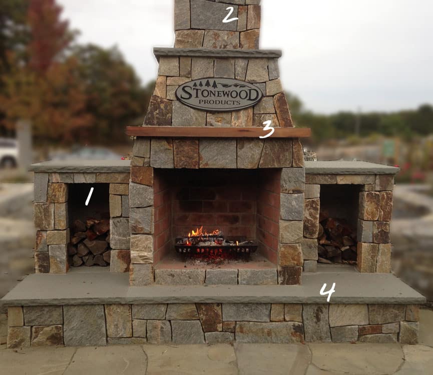 Outdoor Fireplaces - Stone Fireplace Kits | Cape Cod MA ...