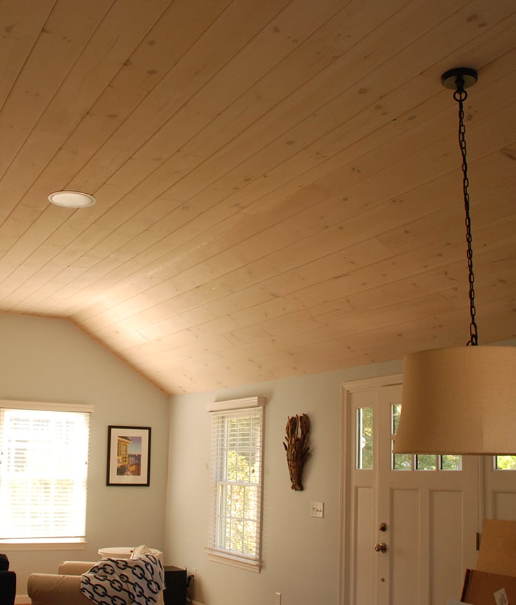 Pine Ceiling Paneling