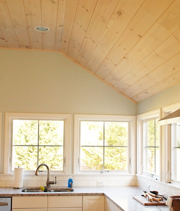 Pine Ceiling Paneling