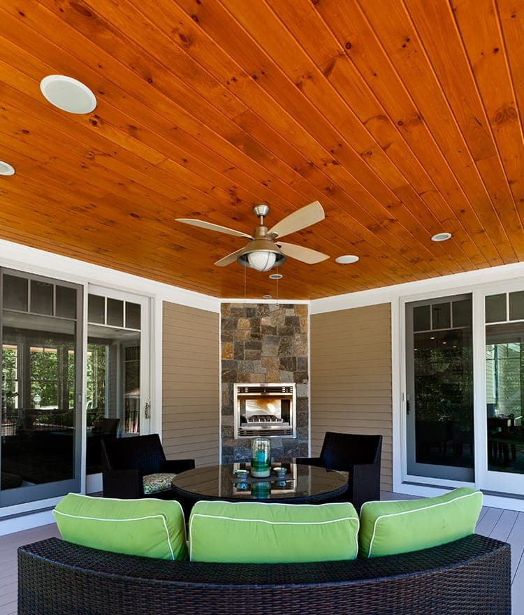 Pine Ceiling Paneling