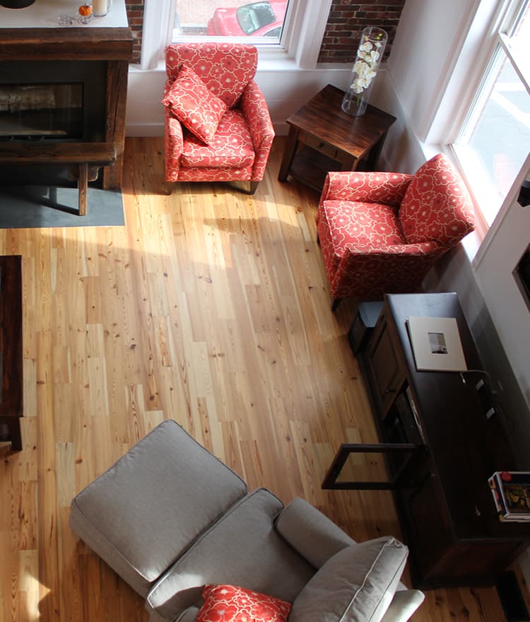 Reclaimed Heart Pine