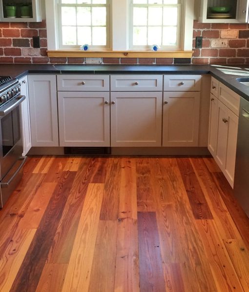 reclaimed heart pine flooring